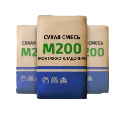 Смесь монтажно-кладочная М-200 Эконом (мешок 50 кг)