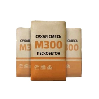 Смесь М300 Пескобетон Эконом (мешок 45 кг)
