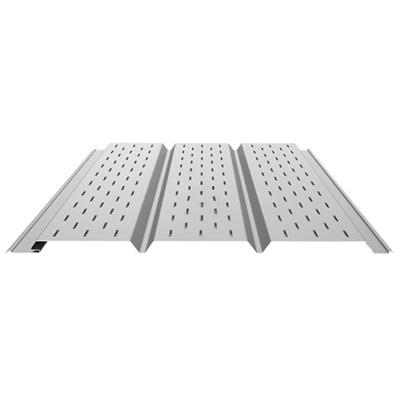 Софит полная перфорация сталь 0,5 RAL 9006