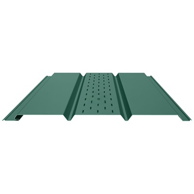 Софит центральной перфорацией 0,5 RAL 6005