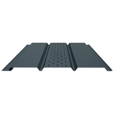 Софит центральной перфорацией 0,5 RAL 7016