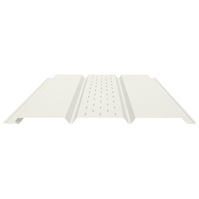 Софит  центральной перфорацией 0,5 RAL 9002
