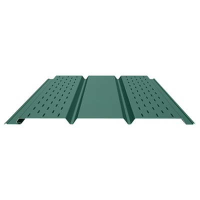 Софит с боковой перфорацией 0,5 мм RAL 6005