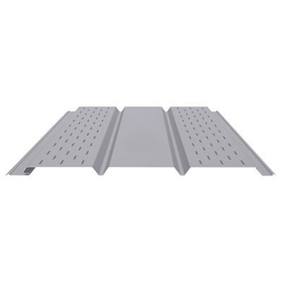 Софит с боковой перфорацией 0,5 мм RAL 7004