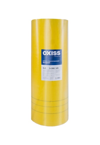 Сетка стеклотканевая фасадная OXISS 5*5 145/1/300
