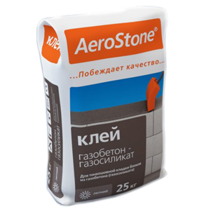КЛЕЙ AEROSTONE для кладки блоков (летний)