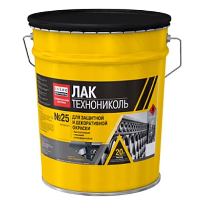 Лак битумный Технониколь № 25 (евроведро 20 л)