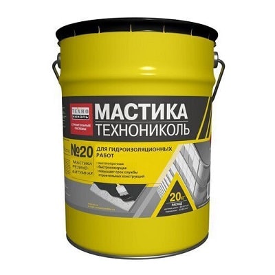 Мастика битумно-резиновая Технониколь №20 20 кг