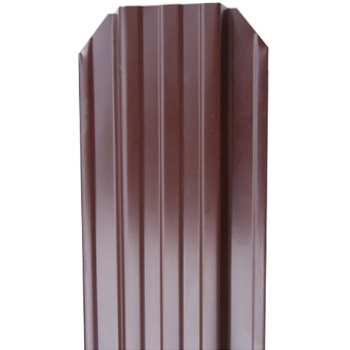 Металлический штакетник 2500х110х0,5 мм RAL 8017