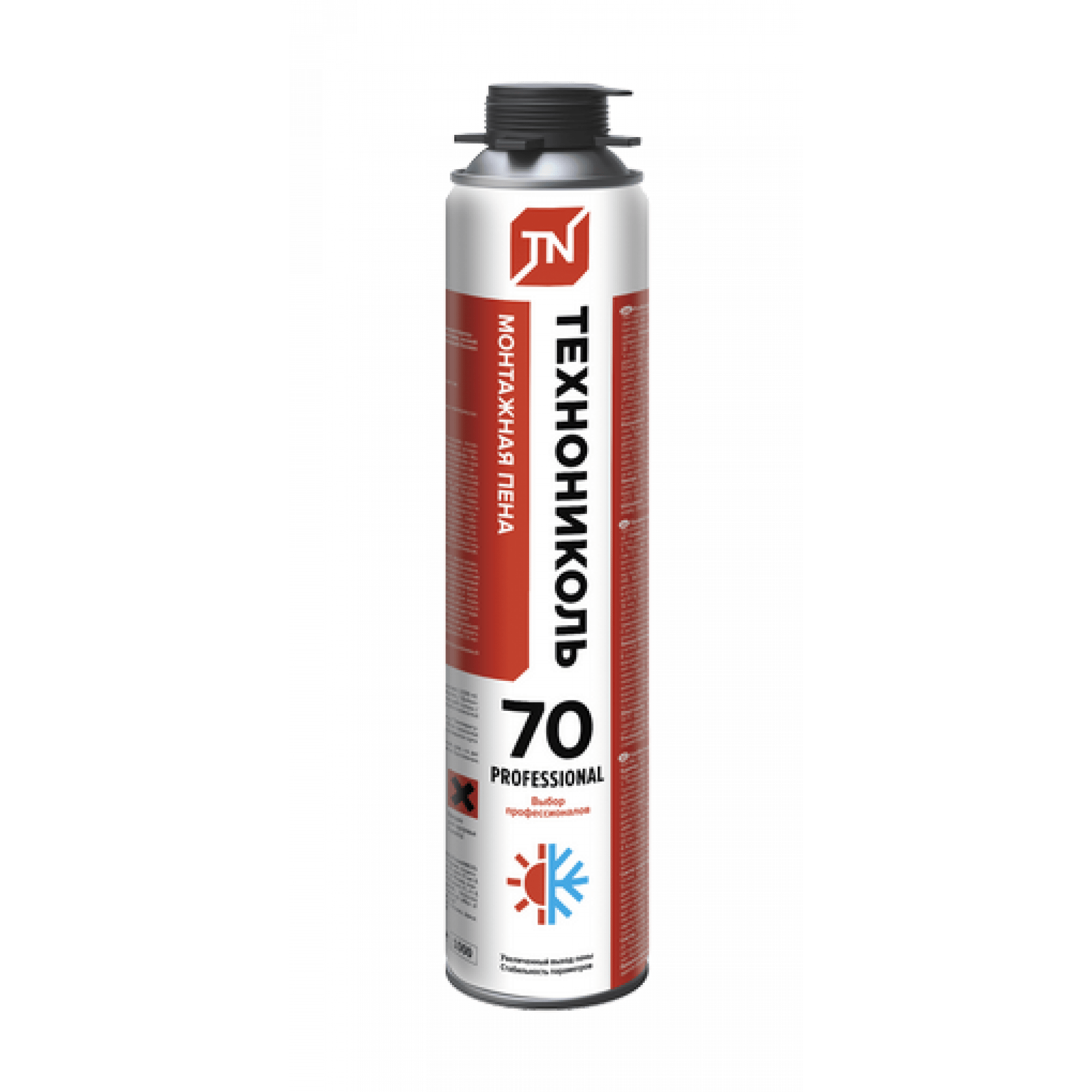 Пена монтажная ТЕХНОНИКОЛЬ 70 PROFESSIONAL всесезонная (890 мл)