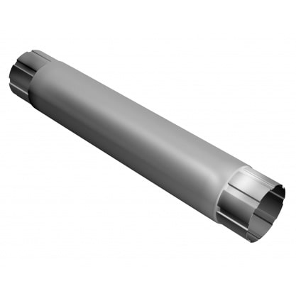 Труба соединительная Ø90/1000 мм RAL 7004 РЕ