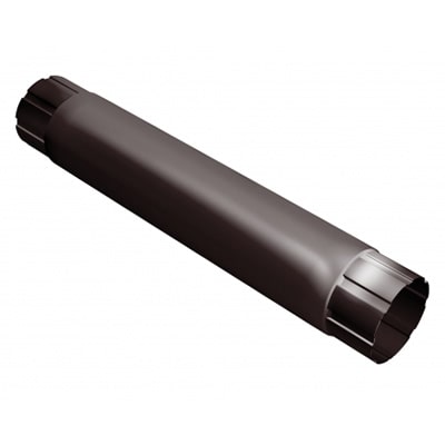 Труба соединительная Ø90/1000 мм RAL 8017 РЕ