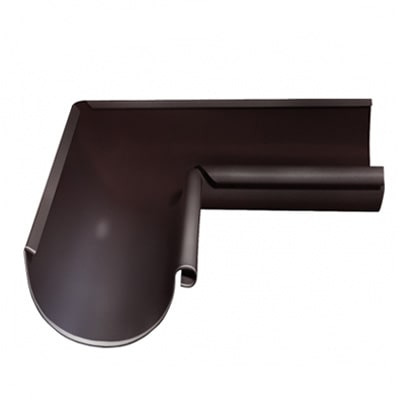 Угол желоба внутренний 90°/Ø125 мм RAL 8017 РЕ