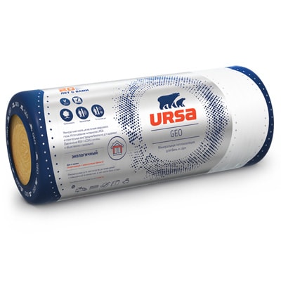 Утеплитель  Ursa Geo М-25 Ф 100 мм