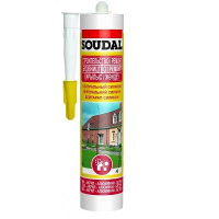 Герметик силиконовый нейтральный SOUDAL 105884 белый 280 мл
