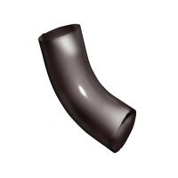Колено 60°/90 мм RAL 8017 РЕ