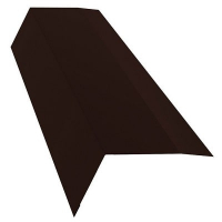 Планка карнизная 2000х60х100 мм PE RAL 8017