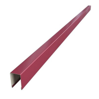Планка П-образная заборная С8 RAL 3005, длина 2 м
