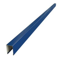 Планка П-образная заборная С8 RAL 5005, длина 2 м