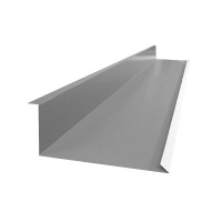 Планка примыкания для профнастила и металлочерепицы 150х150х2000 мм оцинкованная